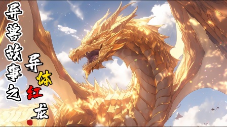 异兽故事之异体红龙海报